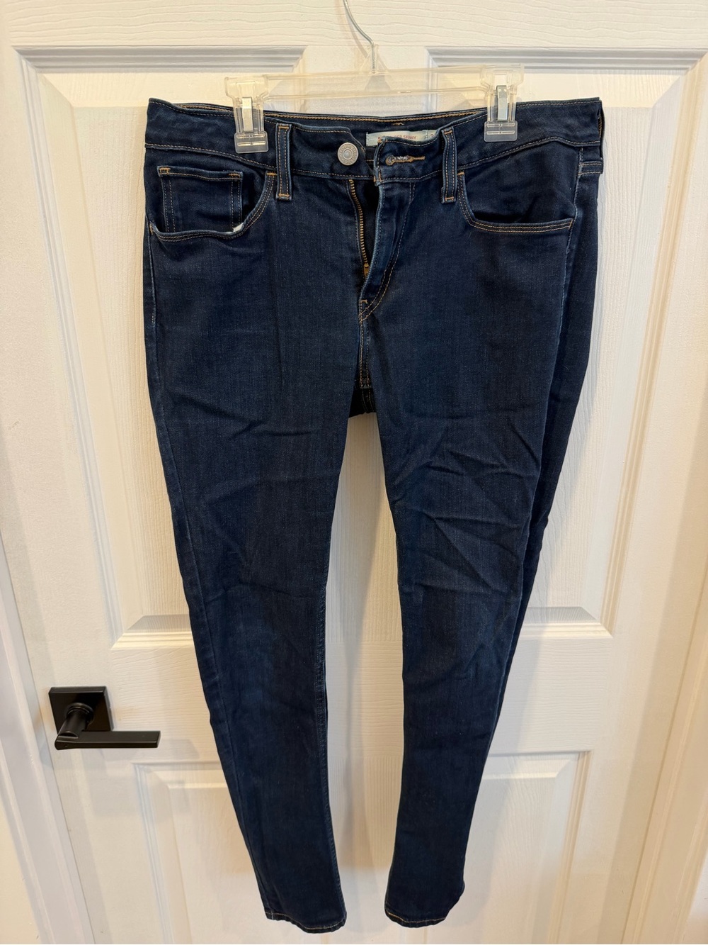Classic Dark Blue Levi’s Women's Skinny Jeans -30